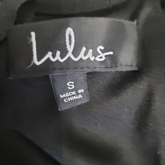 LULU'S BLACK MIDI DRESS - Picture 5 of 6